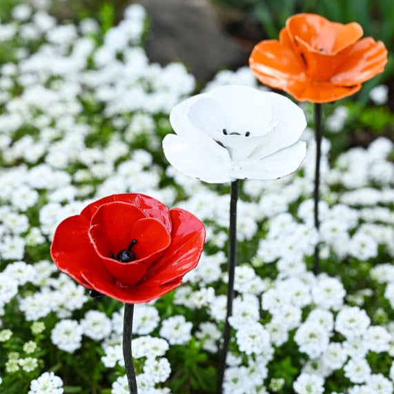 Recycled Metal Flowers