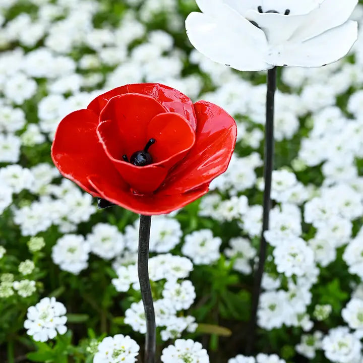 Recycled Metal Flowers