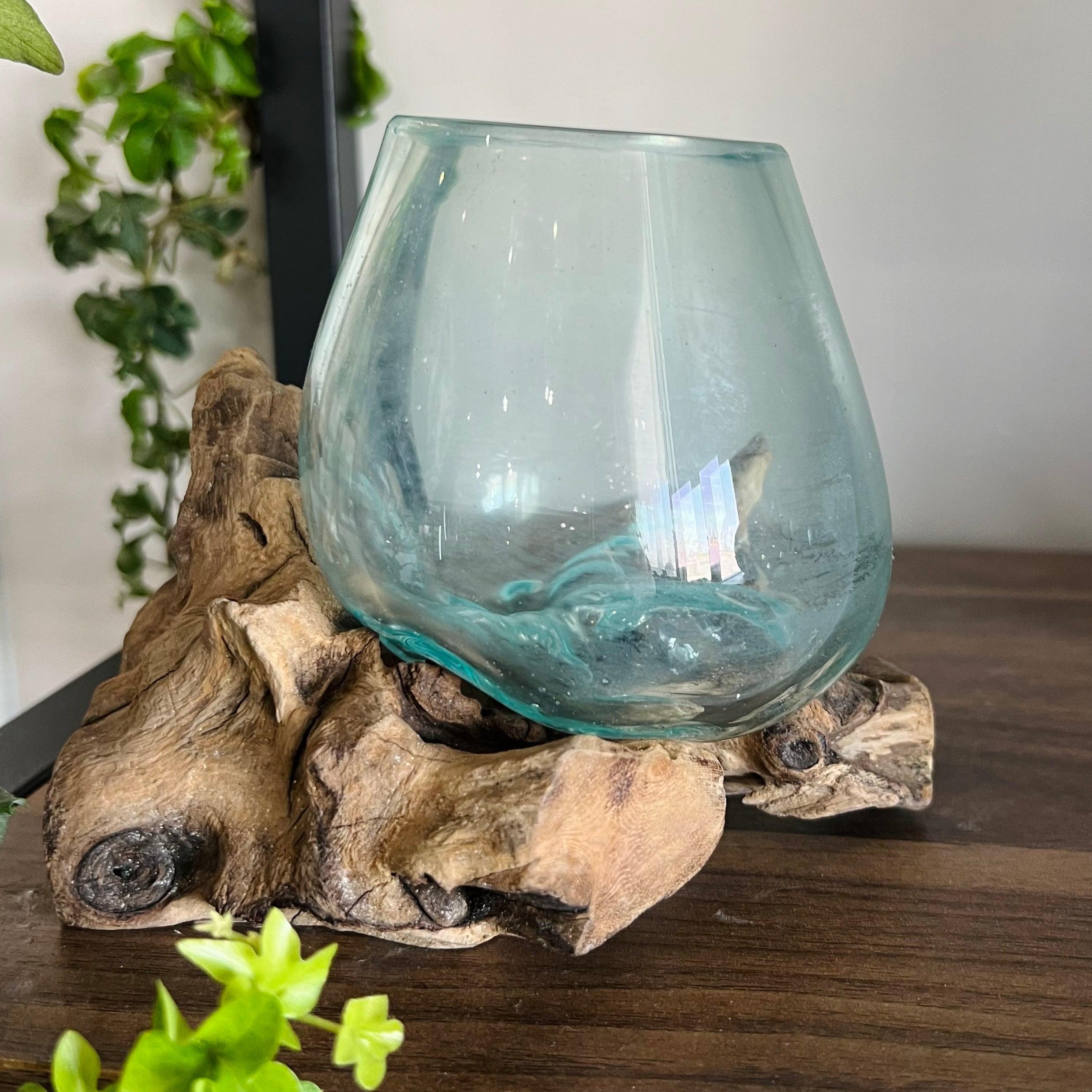 Driftwood Single Blown Glass