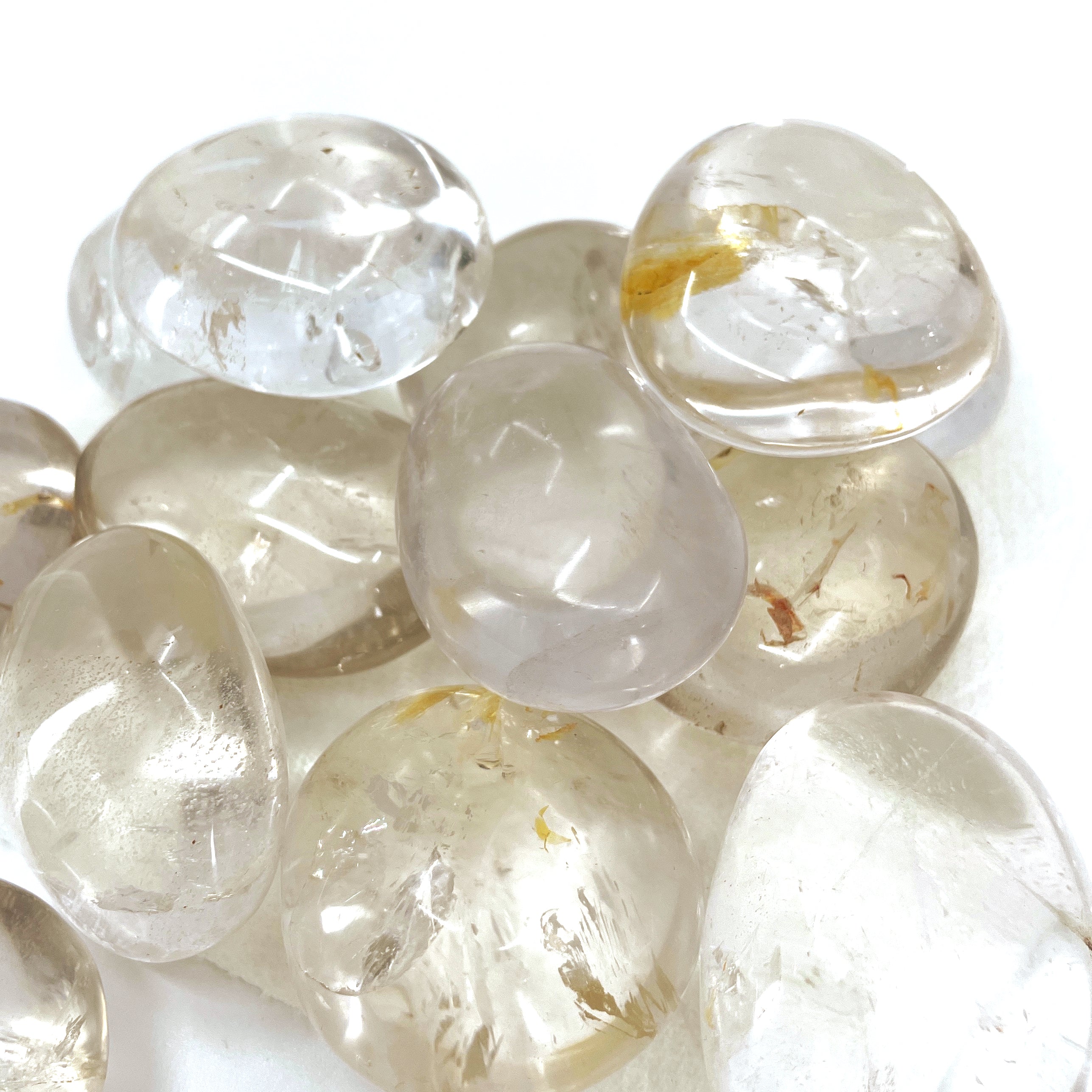 Clear Quartz Palm Stone