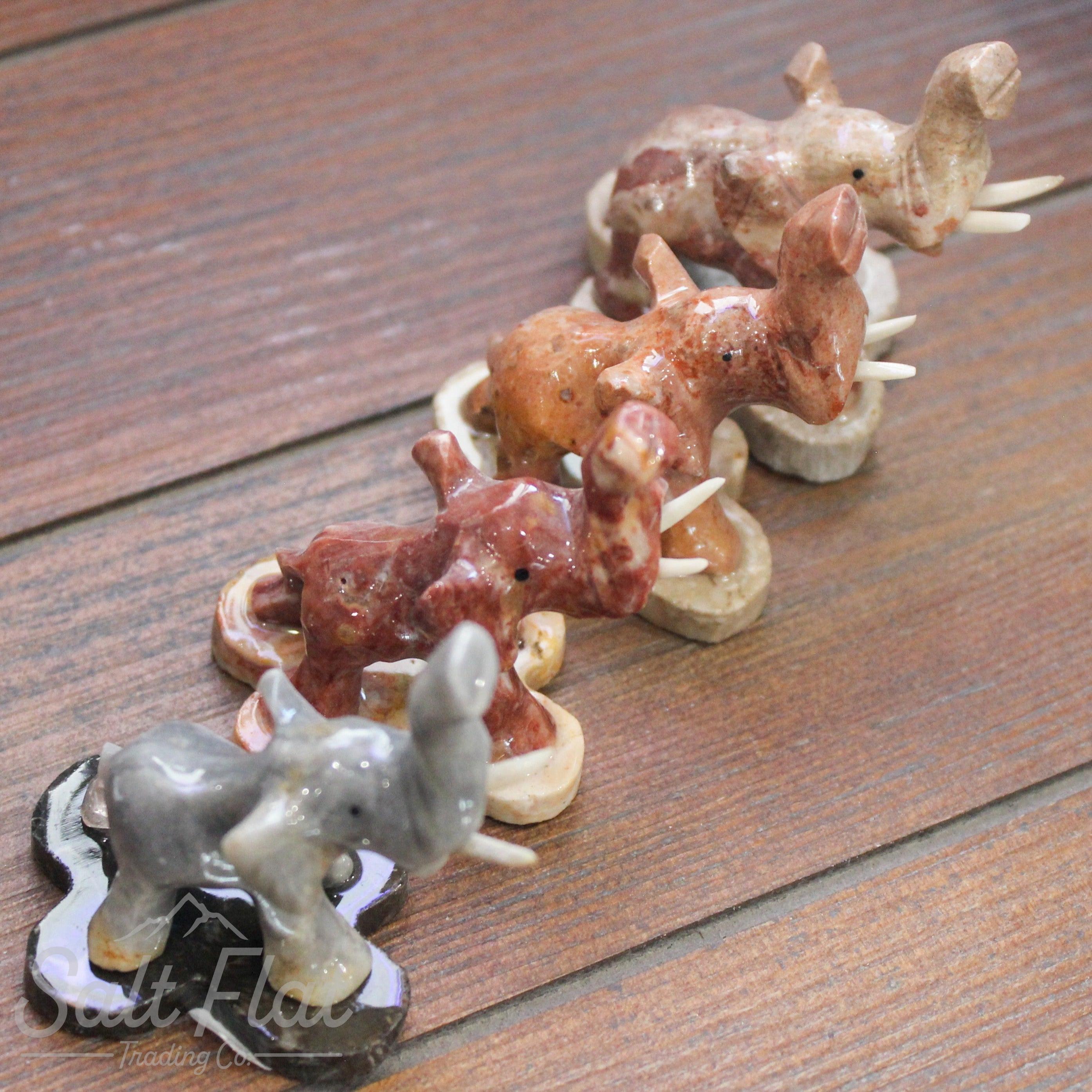 2" Marble Elephant