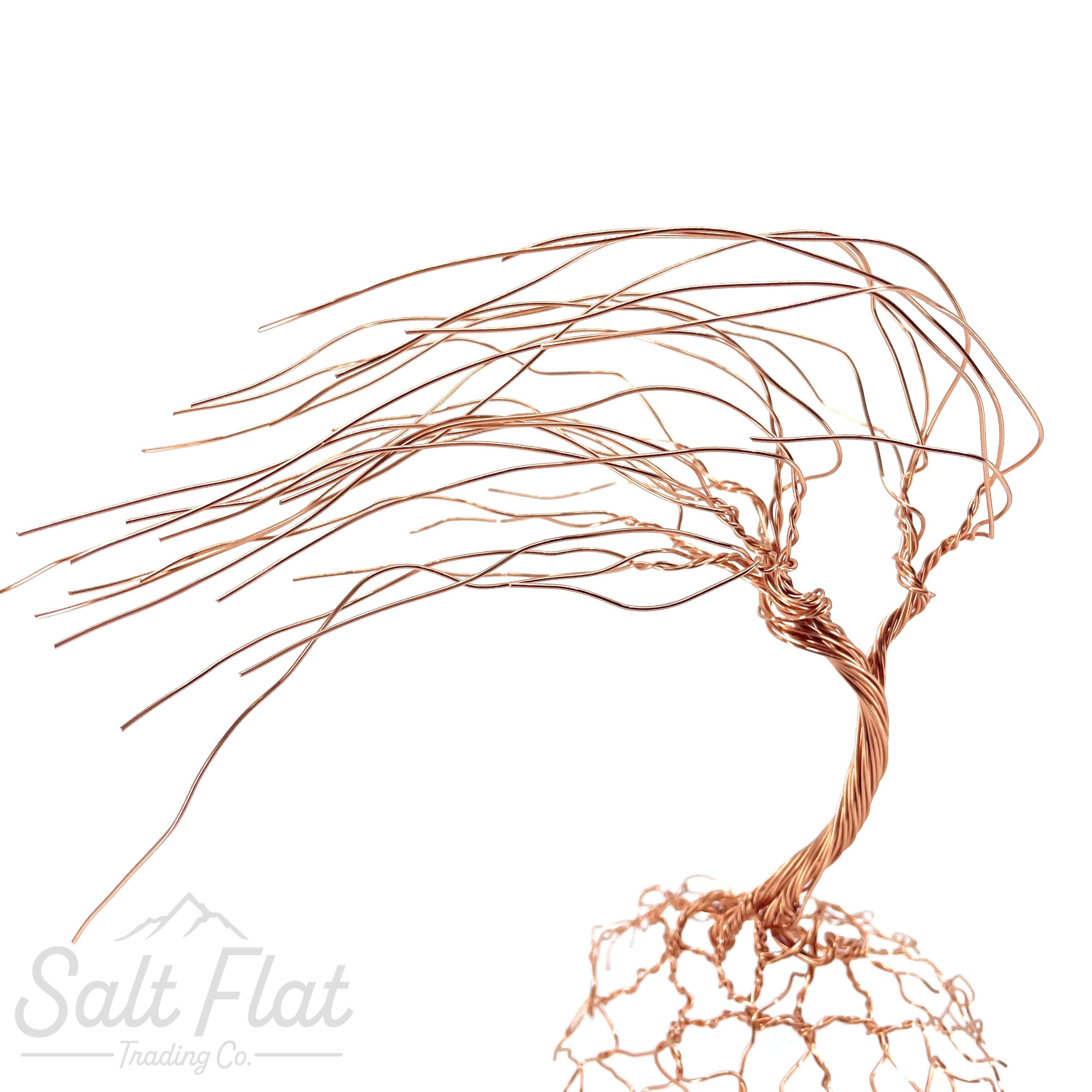 Medium Windswept Wire Tree